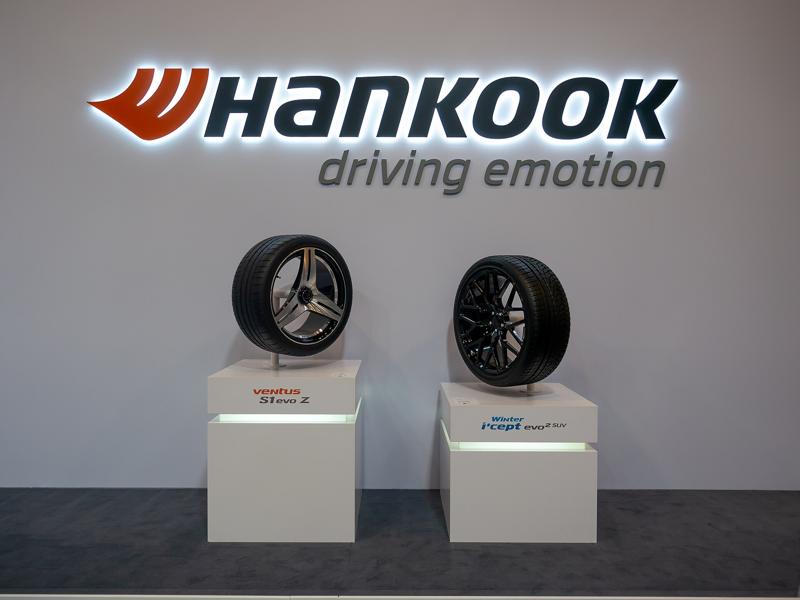 Llantas Hankook en exhibición